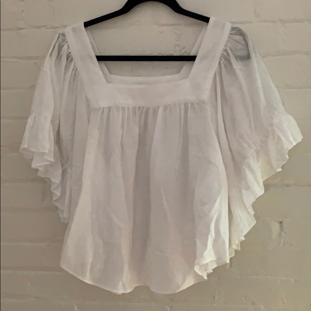 Madewell Butterfly Sleeve Top